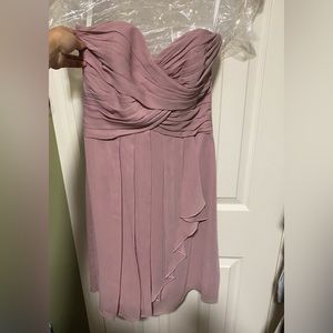 NWT David’s Bridal Bridesmaid Dress Strapless